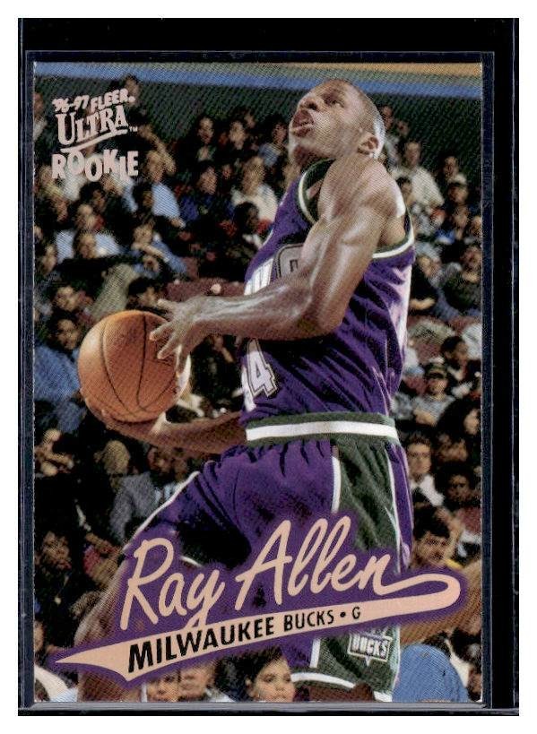 1996-97 Fleer Ultra Ray Allen #G-60 Gold Medallion RC Milwaukee Bucks HOF