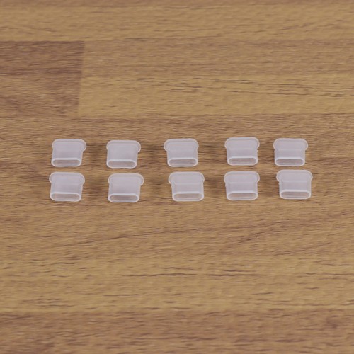 10 pares de tapones antipolvo tipo c puerto USB cubierta protectora tapón protector - Imagen 7 de 11