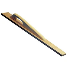 Kraft Tool Concrete Hand Darby 28 in Mahogany Wood Tapered Square End Float