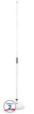 On-Stage MS7201W Round-base Mic Stand 2 Pack - White