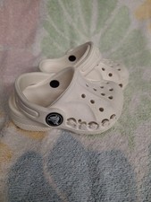 White toddler 4 crocs