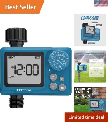 Weatherproof Garden Irrigation Timer with Easy Setup - Automate Your Watering