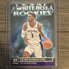 Panini Donruss Optic 2023-24 White Hot Rookies Victor Wembanyama #2 Spurs
