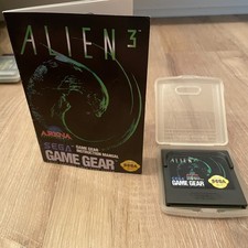 Alien 3 Sega Game Gear WITH ORIGINAL MANUAL & CASE Authentic Clean Set