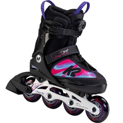 K2 Charm Boa Alu Kinder-Inline Skates Inliner Inlineskates Größenverstellbar