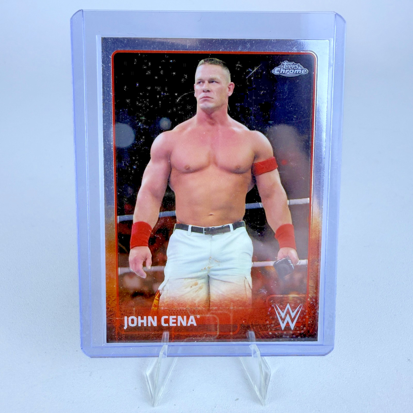 2015 Topps WWE Chrome John Cena Refractor #38 Superstar