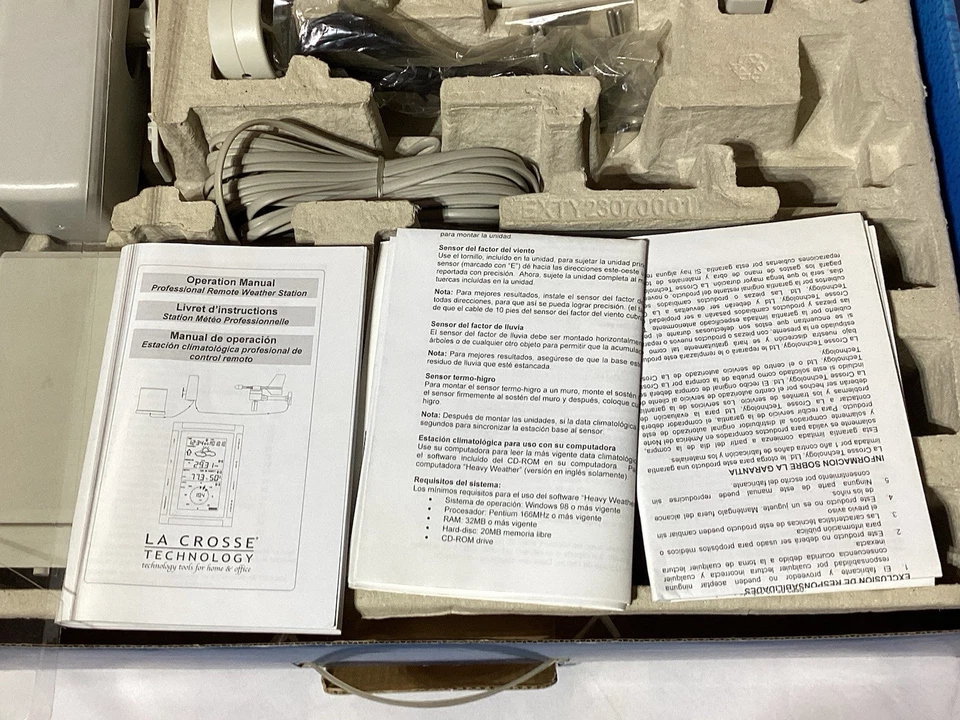 La Crosse Technology WS-2317 Professional Weather Station Pro 2317 Open Box - Image 4 of 4