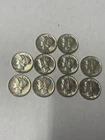 Mercury Dimes 90% Silver: 1941-45