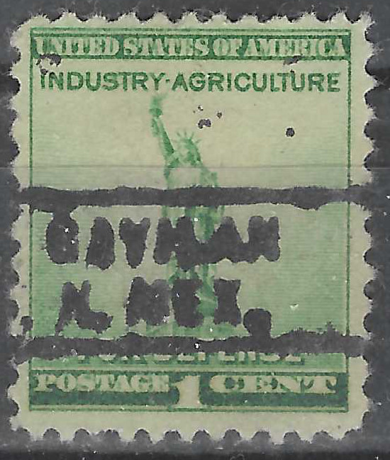 NEW MEXICO PRECANCELS, 1¢ DEFENSE, GAVILAN, TYPE 729