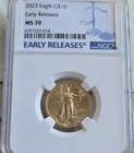 United States Mint American Eagle Gold 1/4 oz 2023 NGC MS 70 Early Releases
