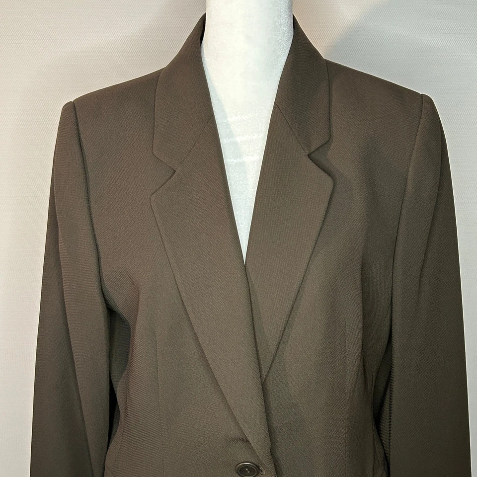Charter Club Petite Vienna Brown Blazer Womens 10P Career Business Jacket NWT - Image 2 of 4