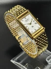 Vintage Seiko Slim Quartz Men's Wrist Watch | Golden Plated | White Roman Dial