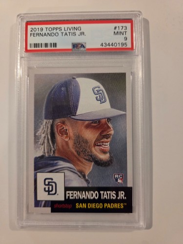 2019 Topps Living Baseball Fernando Tatis Jr RC #173 PSA 9