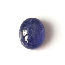 9X11 mm Oval Cut Natural Blue Tanzanite Cabochon 5.00 CTS Calibrated Gemstone