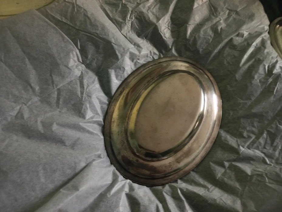 Vassoi argentati 1920-1930 Krups e Berndorf n. 7 varie misure - Immagine 3 di 4