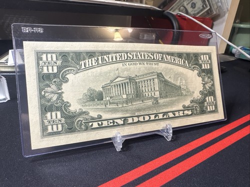 😎 $10 1985 1 FEDERAL RESERVE NOTE A/D BLOCK (w) (BOSTON”A”) UNCIRCULATED - Picture 8 of 12