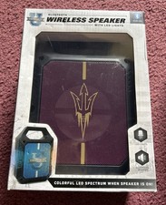 NIB University Of Arizona State Collegiate Bluetooth Wireless Speaker w Lights
