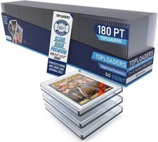 Seamless 20PT - 360PT Thick Top Loaders for Cards | Top Loader Card Holder, B...