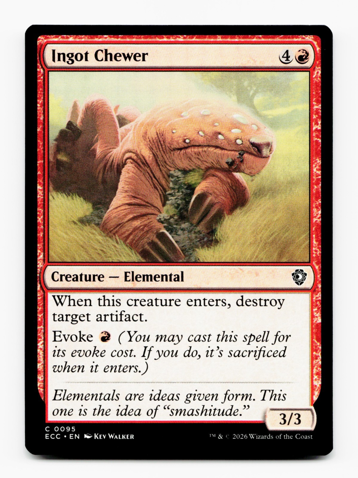 Ingot Chewer [Commander: Lorwyn Eclipsed] Magic MTG ECC 0095 NM 🔥