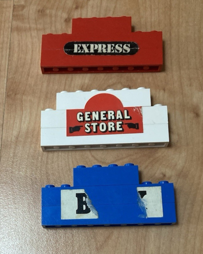 Vintage Lego 365 Wild West Scene BA025pb03,BA025pb01, BA026pb01