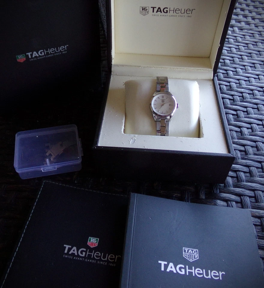 TAG Heuer WV1415 Carrera esfera madreperla - ¡Estado excepcional! Foto 2 de 4
