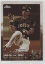 2015 Topps Chrome Sepia Refractor Ender Inciarte #170 3q5
