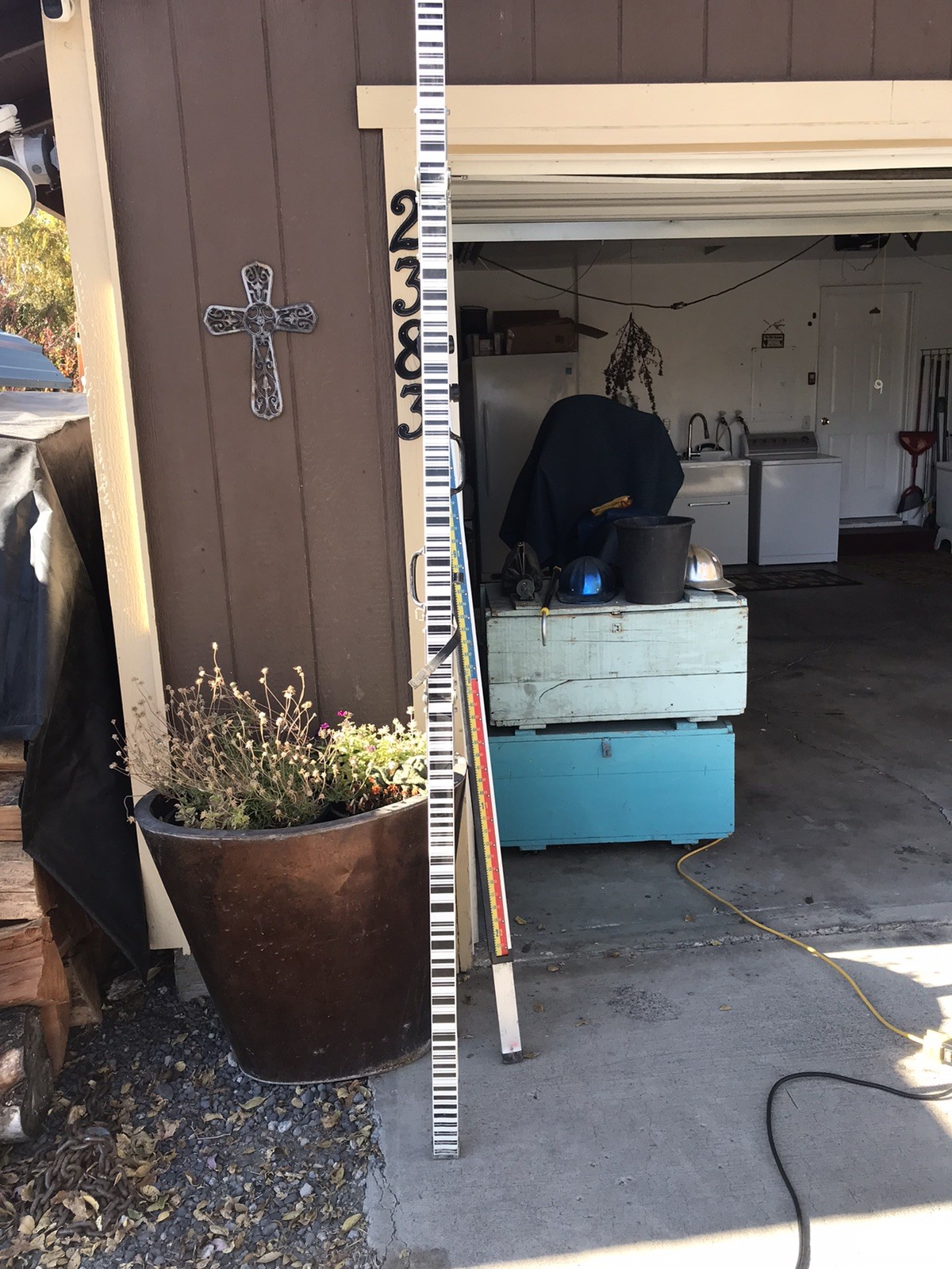 Vintage Carl Zeiss - 4 Meter Wooden Folding Digital/Optical/Stadia/Survey Rod