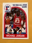 MICHAEL JORDAN 1989-90 HOOPS BASKETBALL, '89 NBA ALL STAR GAME CARD 21 WOW