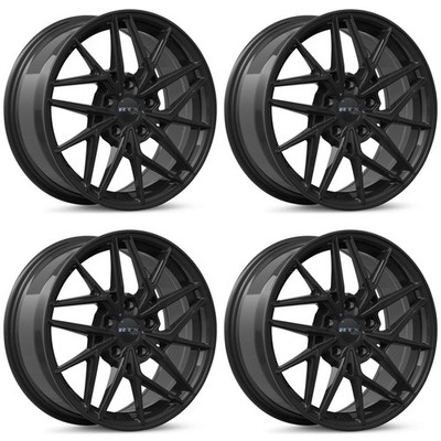 Set of 4 20in Black Wheel Rims for 2002+ Oldsmobile, RTX689F 20x8.5 5x114.3 ET38