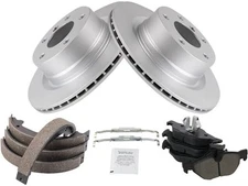 For 2009-2013 BMW 128i Brake Pad Rotor and Parking Brake Kit Rear 35891RHXV 2010