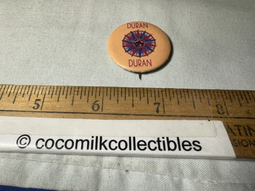 Vintage 1983 Pin Back Button Duran Duran Seven and the Ragge 1980s vintage concert t-shirt, vintage, single stitch, B+ condition