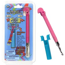 Rainbow Loom Tail Upgrade Kit - Metal Hook - Pink Small,