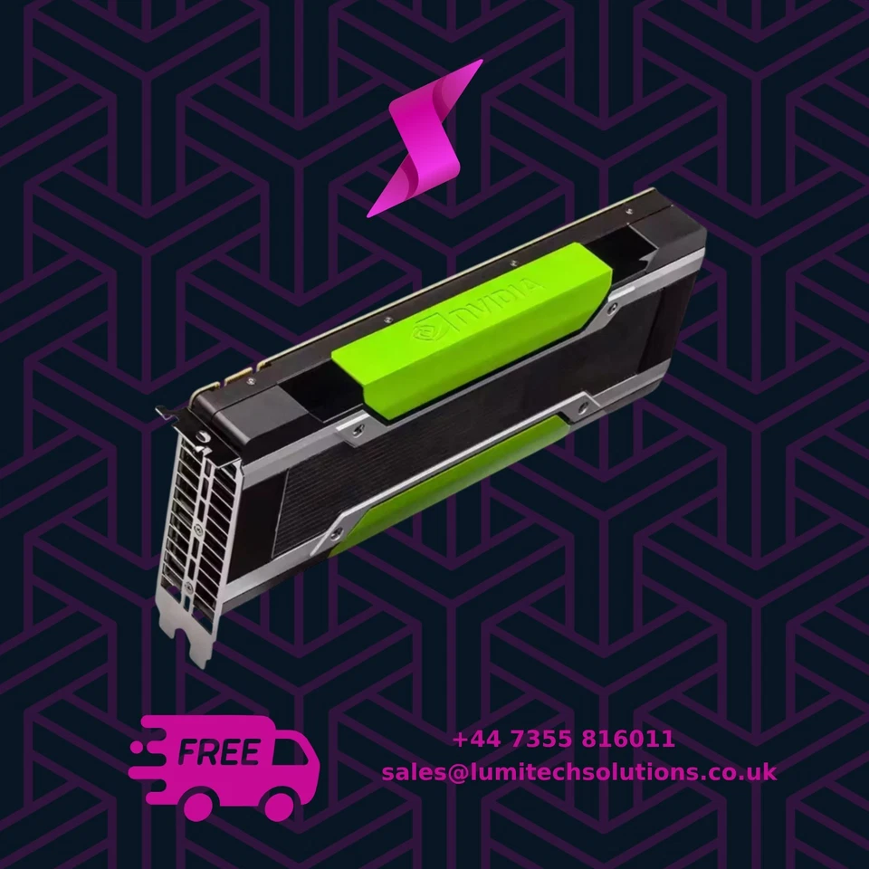 NVIDIA Tesla P100 - 12GB HBM2 PCIe-x16 FH 01V86H - Image 2 of 3