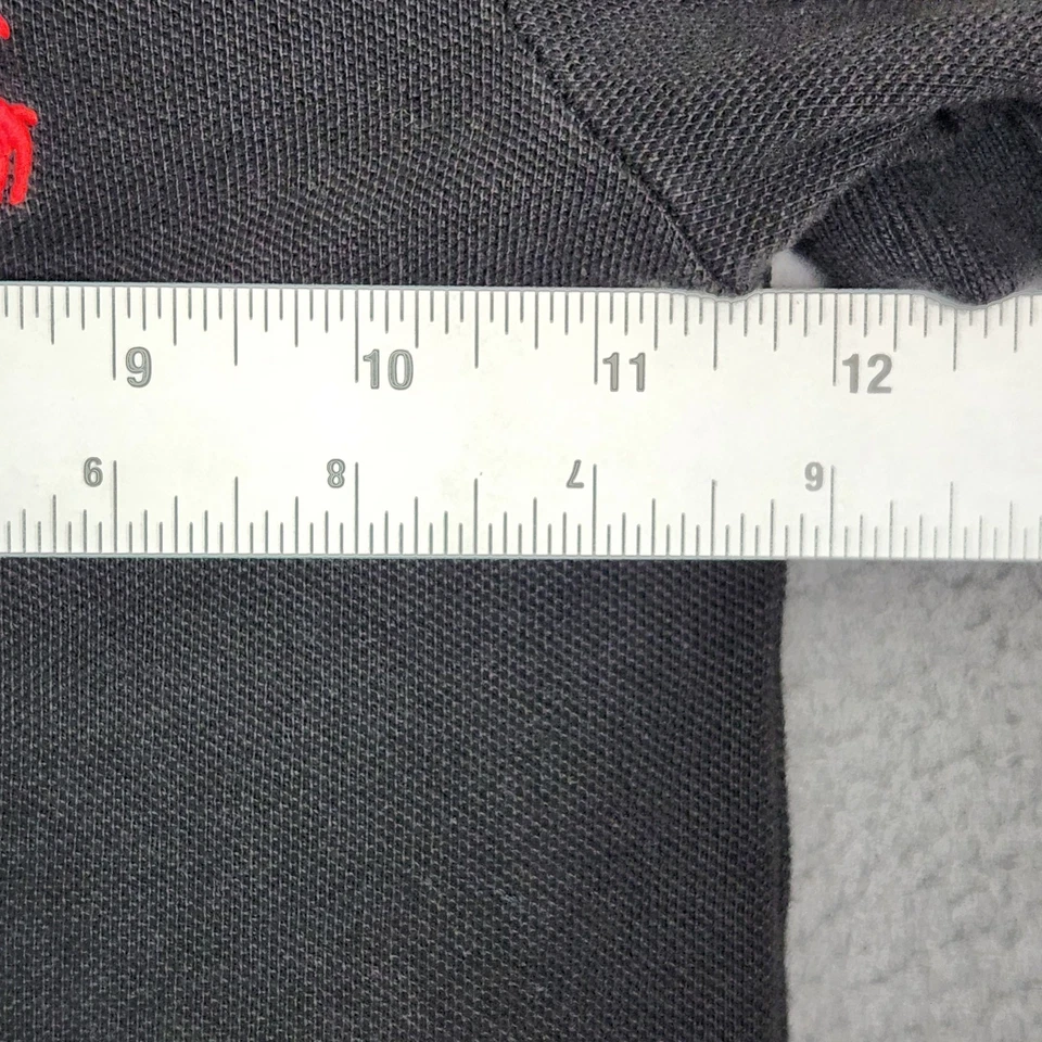 Polo POLO RALPH LAUREN Niños 2T Negro Rojo Poni Manga Corta Clásico Algodón Foto 3 de 4