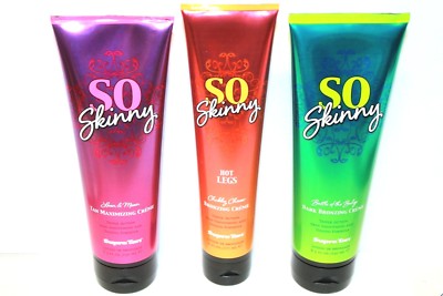3x~SO SKINNY~MAXIMIZER~DARK BRONZER~HOT LEGS~CREME~INDOOR~TANNING BED LOTION~LOT
