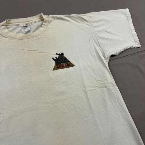 Vintage 90's Zebco Rhino Rods Fishing T-Shirt 2XL USED - Picture 3 of 15