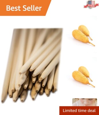 Sustainable Wooden Skewers 8.5'' x 3/16'' Semi-Pointed - Pack of 1005 Eco-Friendly