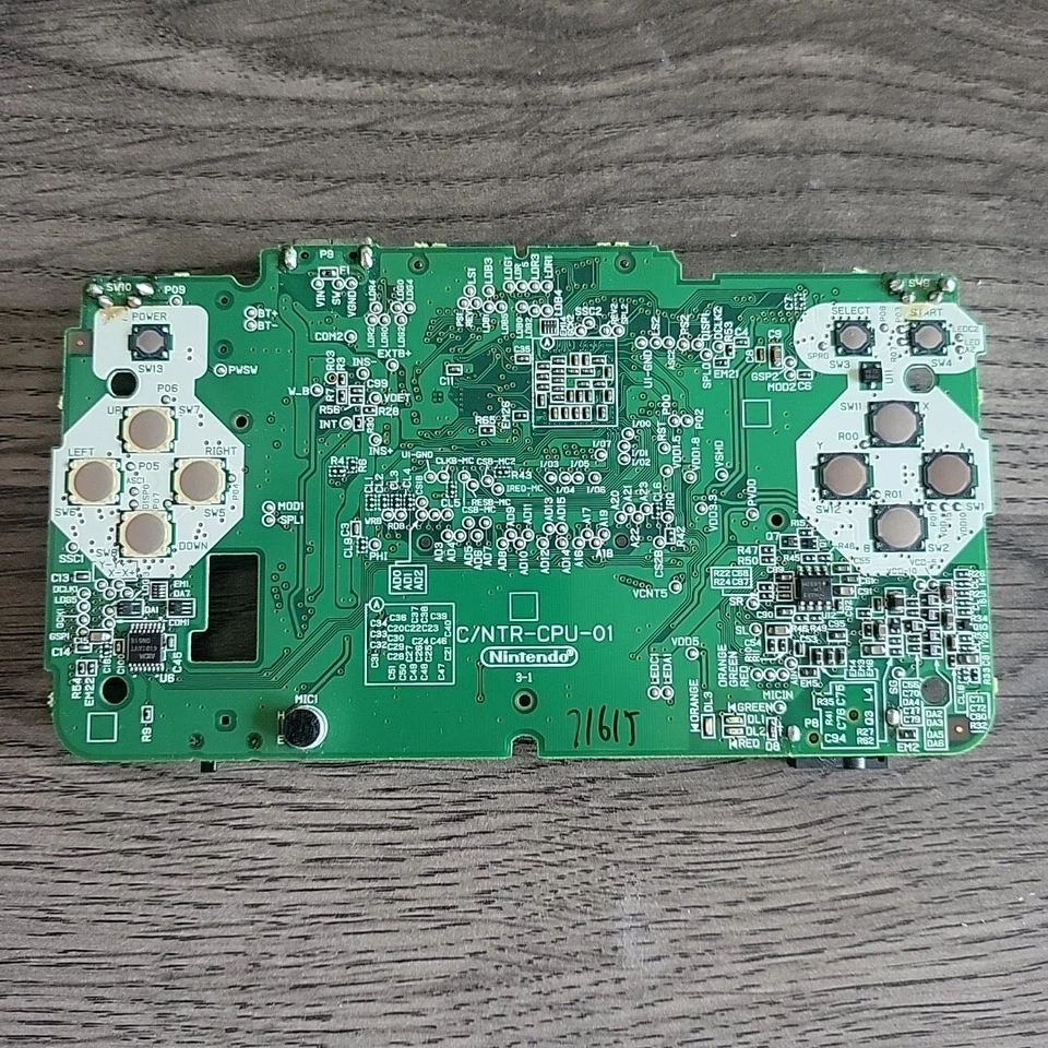 Placa madre de repuesto original Nintendo DS NTR-001 NTR-CPU-01 - probada y funciona Foto 2 de 4
