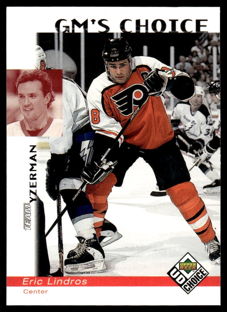 Eric Lindros 1998-99 UD Choice Philadelphia Flyers Near Mint or Better