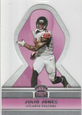 JULIO JONES Crown Royale DIE-CUT PINK RIBBON Atlanta Falcons RARE INSERT CARD!