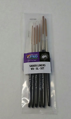Von Dago Lettering Outlining Detail 6 Brush Pro Series SET ~ *Because Pros Know*