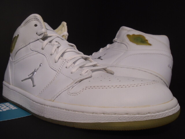 2002 NIKE AIR JORDAN 1 RETRO I PLATINUM WHITE SILVER OG BRED TOE