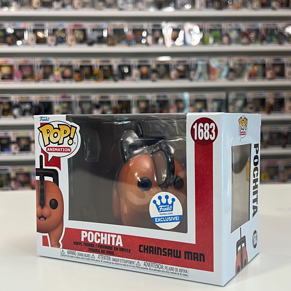 Funko Pop Anime Chainsaw Man Pochita Standing Exclusive 1683