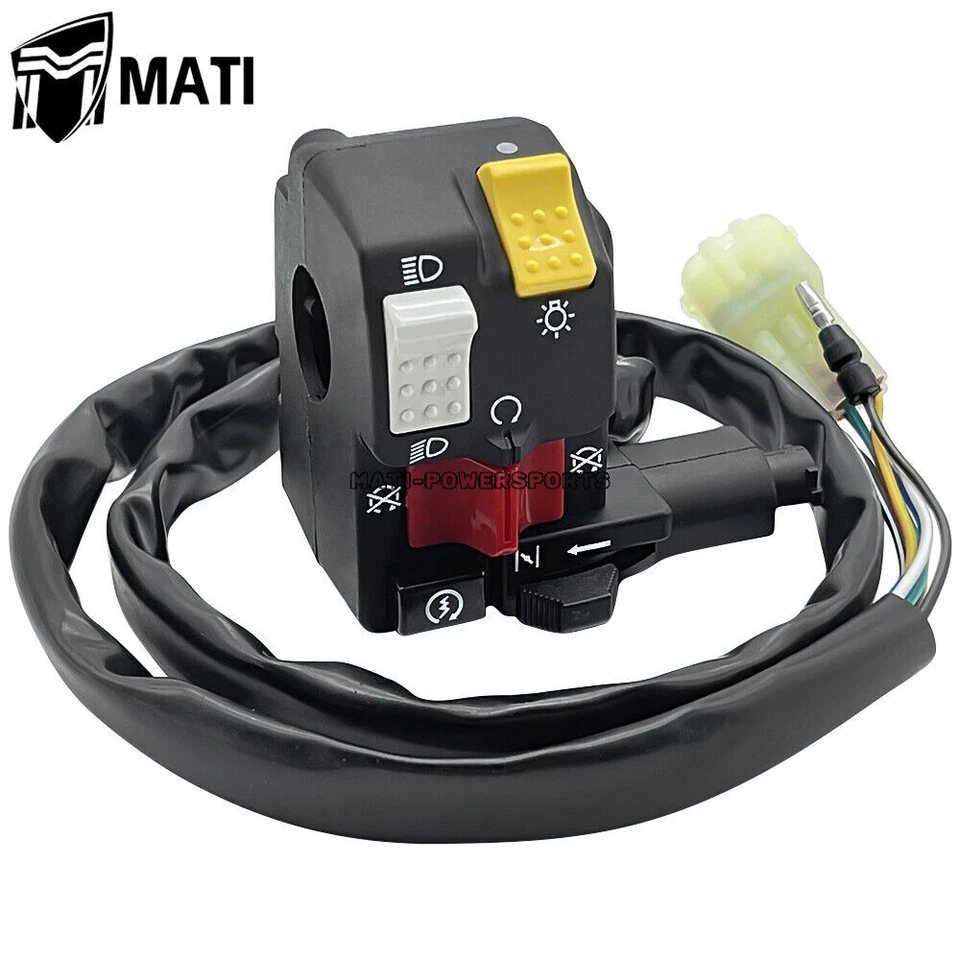 Interruptor de apagado de manillar alto/bajo/luz/estrangulador para Honda Foreman 400 TRX400FW 4x4 95-03 Foto 3 de 4