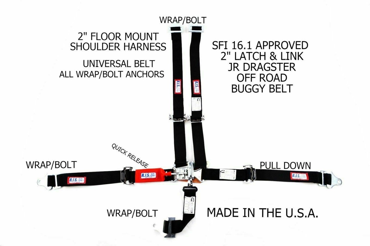 RaceQuip 5-Pt Jr Latch and Link Harness RaceQuip 5-Pt Jr Latch and Link Harness