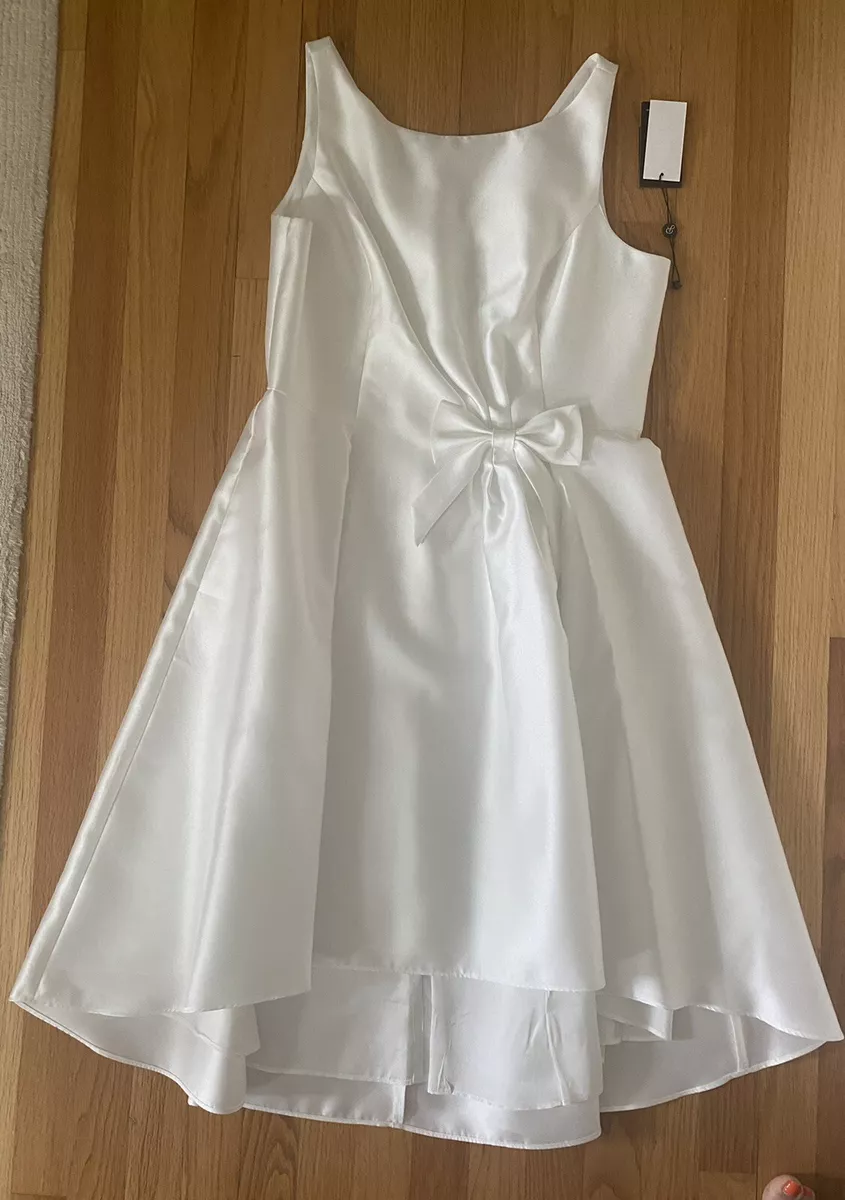 Adrianna papell mikado top party dress ivory