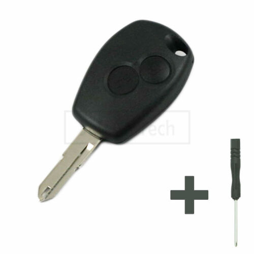 Remote Key Shell fit for 2 Button RENAULT Megane Espace Case Replacement - Afbeelding 1 van 2