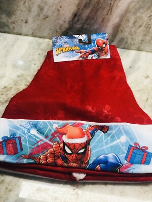 Ship N 24 Hours. New-Marvel  Christmas  Spiderman  Hat.