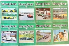Vintage UK Motor Sport Magazine 8 Consecutive Monthly Vols May 1967 - Dec 1967