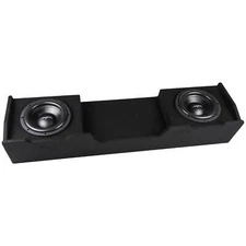 NEW DUAL 10" 1600W LOADED SUB BOX FITS 1999-2006 CHEVY SILVERADO EXT CAB